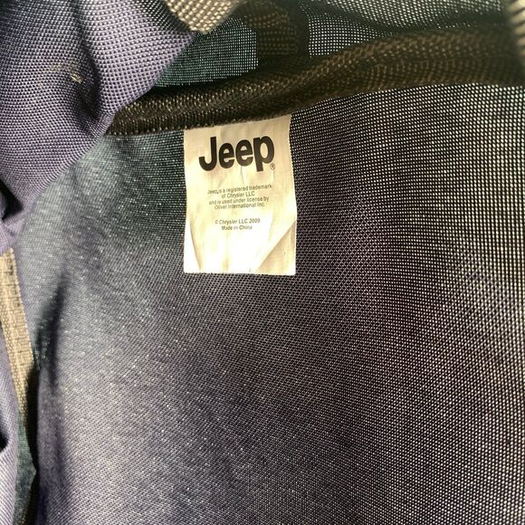 JEEP BRAND CARRY ON LAPTOP COMPUTER BAG  BLUE ZIPPER CLOSURE - Picture 8 of 8